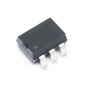 Single channel phototransistor coupler optoisolator, 5kV RMS isolation, 6V 60mA input,2.5A surge current, 70mW input power dissipation, 150mW output power dissipation, -55c to +100coperating temperature range, SMD-6 gull wing package