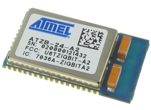 Atmel ZigBit module, 2.4GHz 802.15.4/ZigBee module,24mm x 13.5mm ultra compact, previously Meshnetics: ZDM-A1281-A2