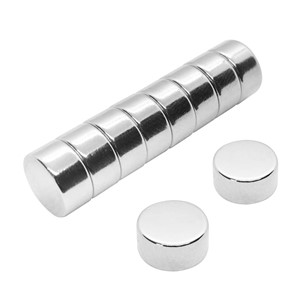12mm x 6mm Neodymium N52 rare earth magnet, Ni-Cu-Ni coated (15-30um thickness), &gt;48hr saltspray tested, 25pcs/tube