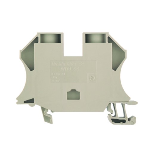 Feed-through terminal block, screw connection, 35mm2, 500V, 125A, 2-connections