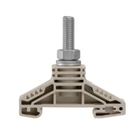 Bolt type terminal block, 1000V 200A, M8 stud size, beige, UL94V-0