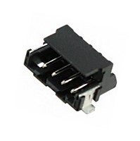 4-pin SMD Right angle header connector, CT series, polarised, UL94V-0 material