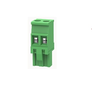2-Way Pluggable terminal block, 5.08mm pin pitch, vertical mount, screw connection, M3 screwthread, 15A 300V rated (UL), 12-28AWG wire gauge range, polyamide PA66 green insulator UL94V-0,CSA/UL/VDE safety approvals 2-Way Pluggable terminal block, 5.08mm pin pitch, vertical mount, screw connection, M3 screwthread, 15A 300V rated (UL), 12-28AWG wire gauge range, polyamide PA66 green insulator UL94V-0,CSA/UL/VDE safety approvals