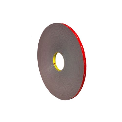 3M VHB Double sided adhesive tape, conformable acrylic foam, 25mm width, 2.3mm thickness,silicone paper release liner, grey, 33M/spool