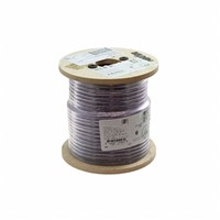 7-Core High flexibility PVC cable, 28AWG (7x36 strand), tinned copper conductors (black, red,white, green, orange, blue, brown SRPVC insulators), BeldFoil shielding, grey outerjacket, 5.66mm diameter, 100ft per reel