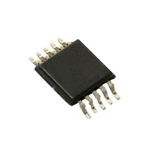 16-bit Analog to digital converter, ultrasmall, low power, SPI compatible, internal temperaturesensor, internal oscillator, 2-5.5V supply voltage, SMD VSSOP-10 package