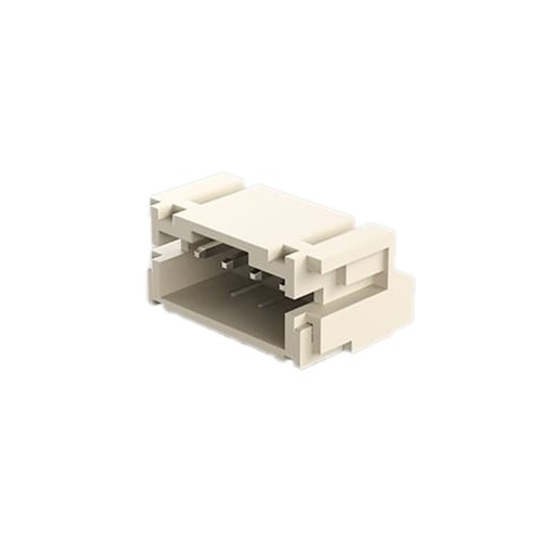 2-pin SMD Right angle header connector, 2mm pitch, polarised, Nylon-6T UL94V-0 housing material