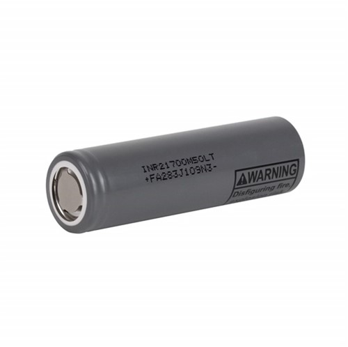 LG 3.7V 5Ah Li-ion battery cell, 21mm x 70mm can size, 18.1Wh, BMS circuitry included, 3-pin PHR-3connector