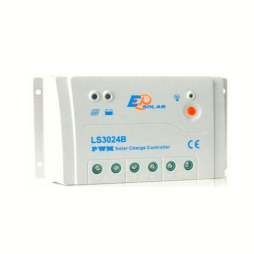 PWM Solar controller, programmable, 10A charge/discharge current, IP30 environmentprotection, 12V/24V or automatic mode, RS-485 port